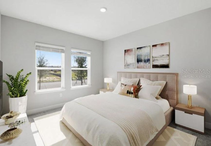 Furnished interior view inside a new home in Harvest at Ovation, Winter Garden (Image 4).