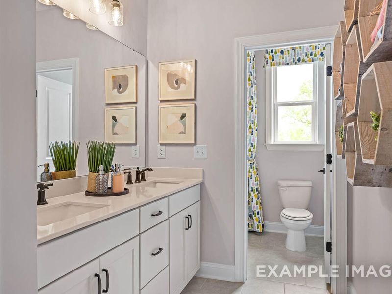 Furnished interior view inside a new home in Tobacco Road, Angier (Image 33).