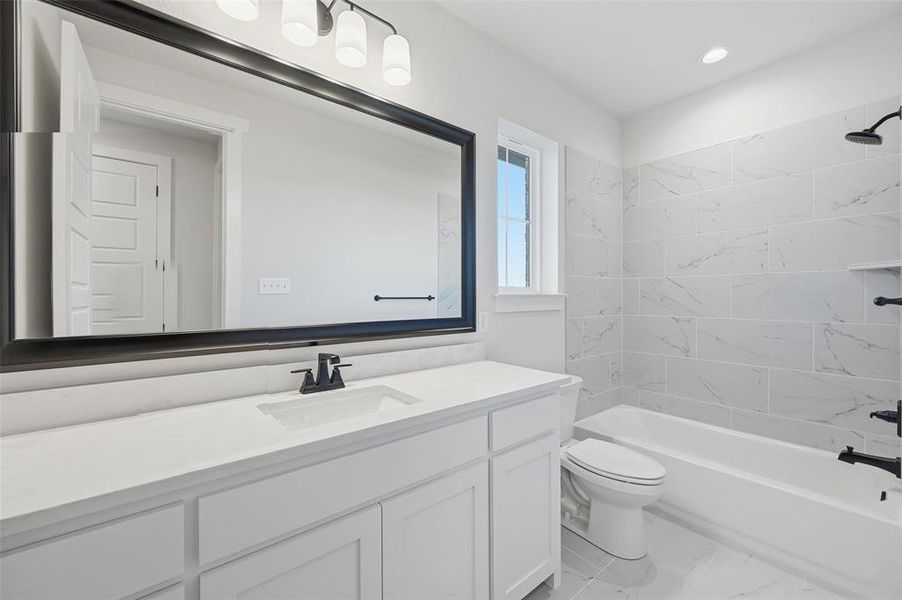 Furnished interior view inside a new home in Coyote Crossing, Godley (Image 14).