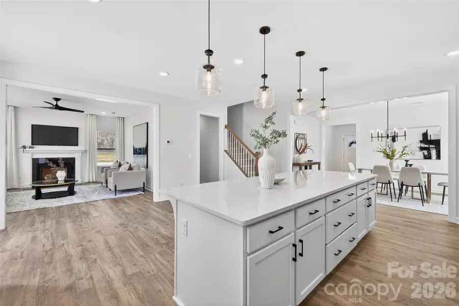 Furnished interior view inside a new home in , Troutman (Image 8).