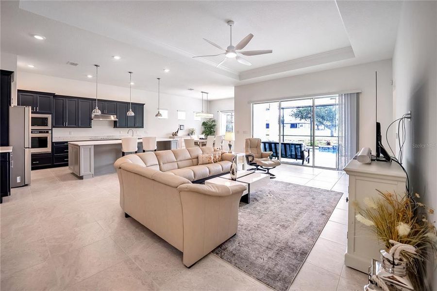 Furnished interior view inside a new home in , Ocala (Image 31).