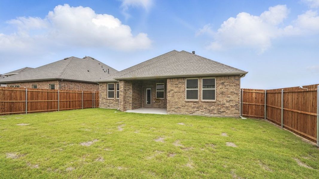 Representative exterior photo of a completed home built from the Brookview by D.R. Horton in Madera, Royse City, TX (Image 23). Representative exterior photo of a completed home built from the Brookview by D.R. Horton in Madera, Royse City, TX (Image 23).