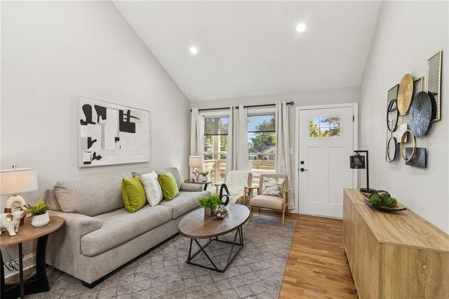 Furnished interior view inside a new home in , Decatur (Image 6).