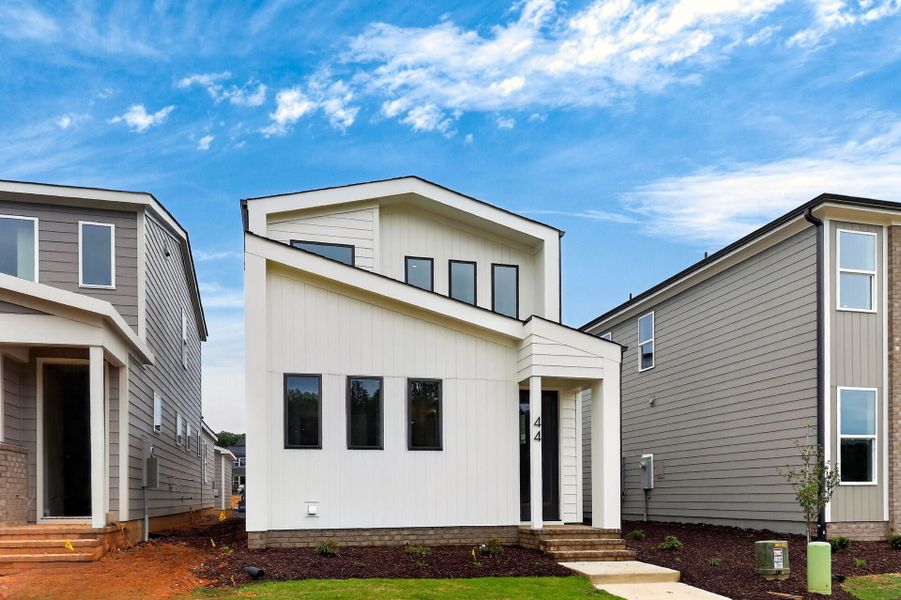 Representative exterior details of a home built from the Onyx D by Homes by Dickerson in Chatham Park, Pittsboro (Image 3).