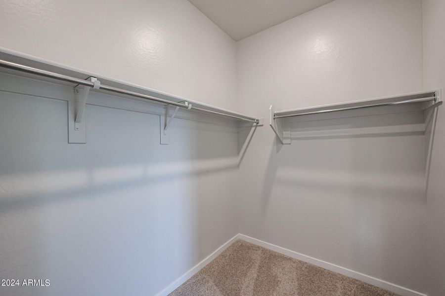 Primary walk-in closet