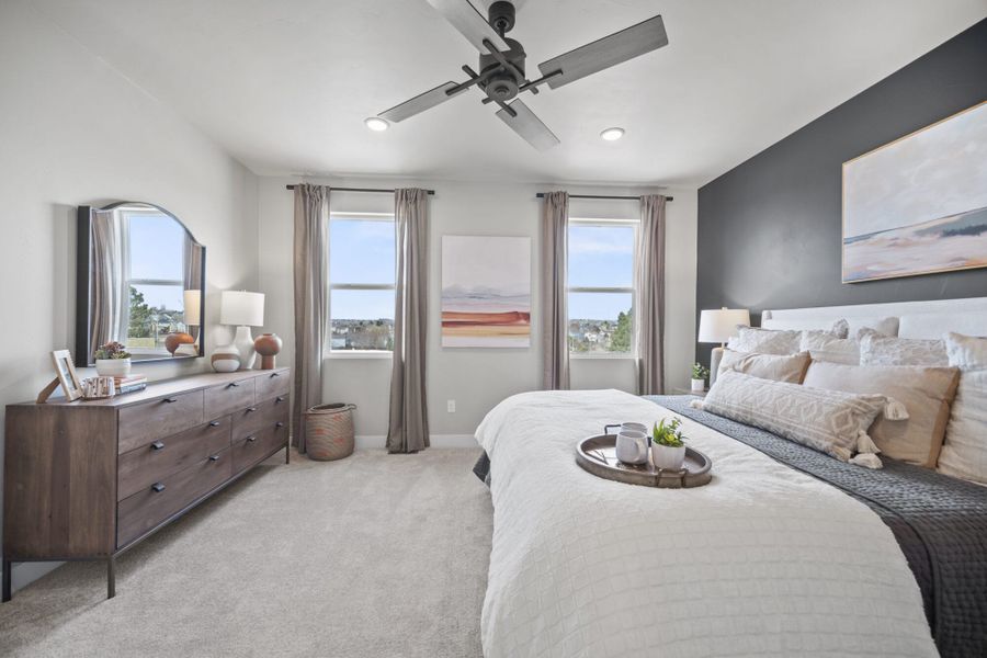 Furnished interior view inside a new home in Pony Park, Colorado Springs (Image 30).