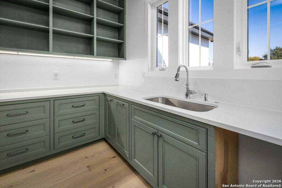 Furnished interior view inside a new home in , New Braunfels (Image 15).