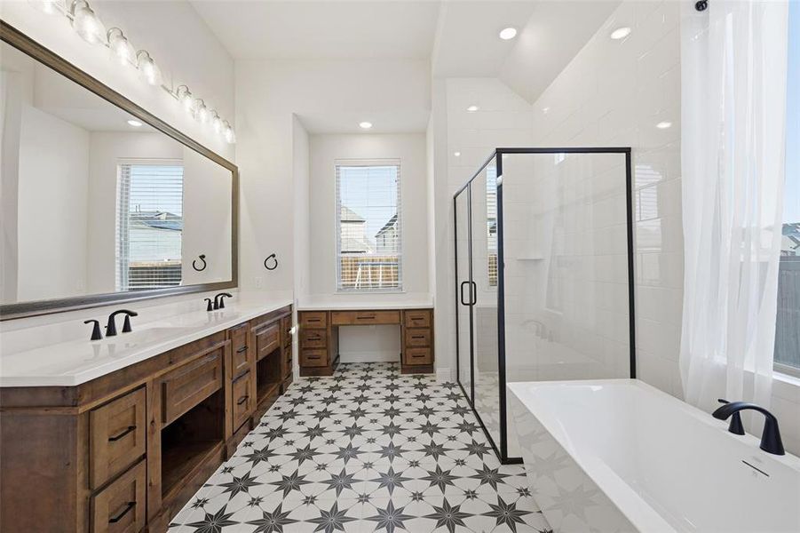 Furnished interior view inside a new home in , Melissa (Image 15).