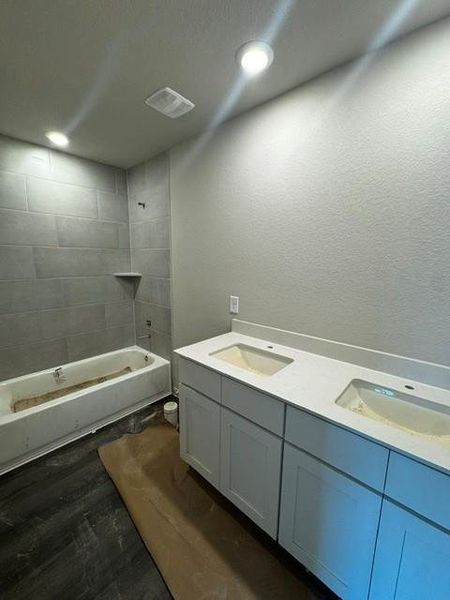 In-progress construction of a new home in Townsend Reserve, Splendora, TX (Image 31).