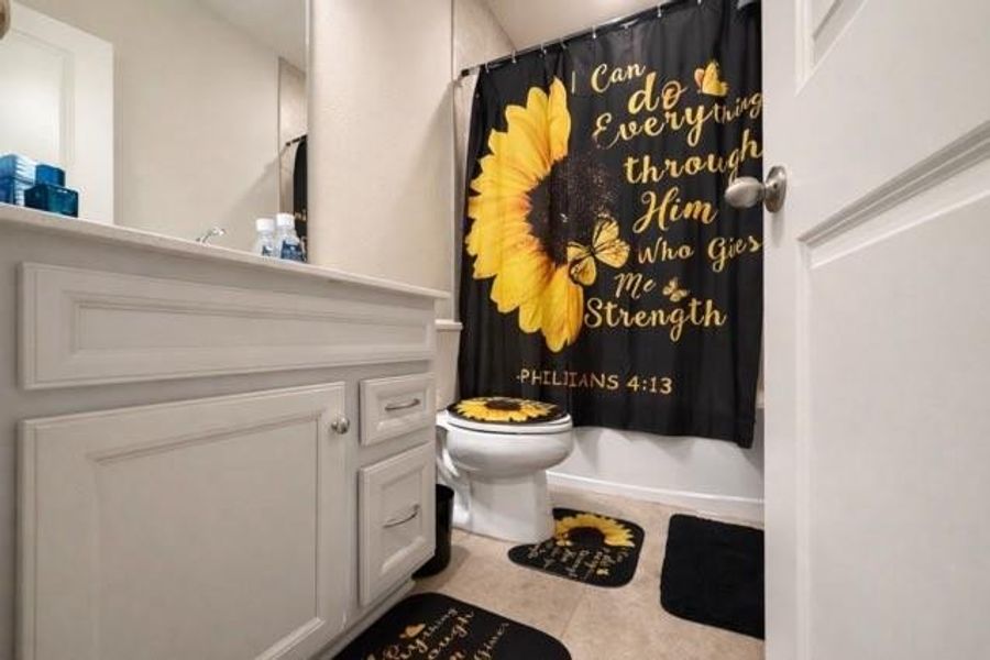 Secondary bathroom
