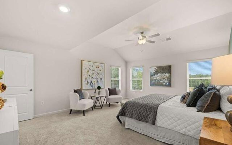 Furnished interior view inside a new home in Walden Park - The Retreat, Jonesboro (Image 39).