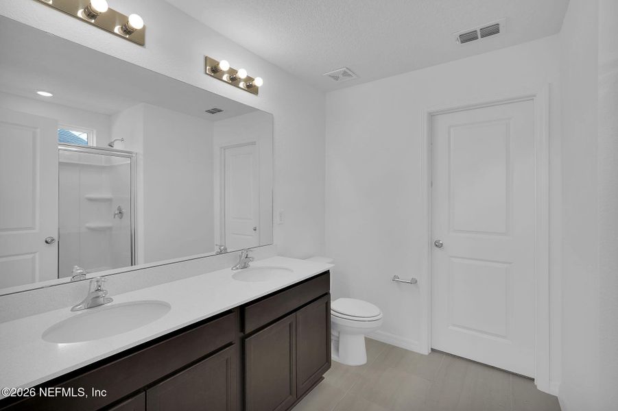 Furnished interior view inside a new home in Wells Landing, Jacksonville (Image 15).