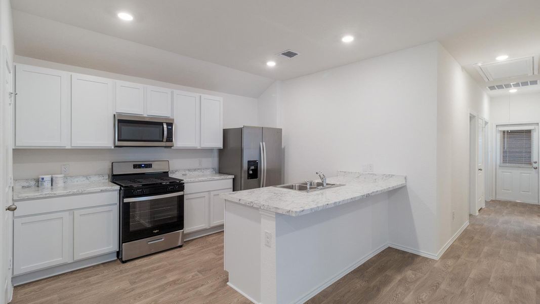 Furnished interior view inside a new home in Valverde, Bastrop (Image 7). Furnished interior view inside a new home in Valverde, Bastrop (Image 7).