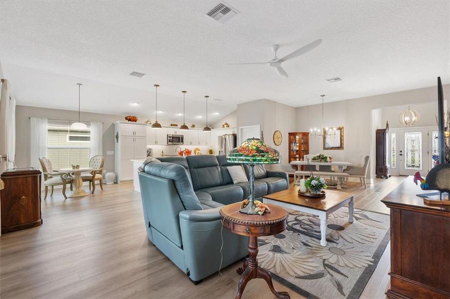 Furnished interior view inside a new home in , The Villages (Image 19).