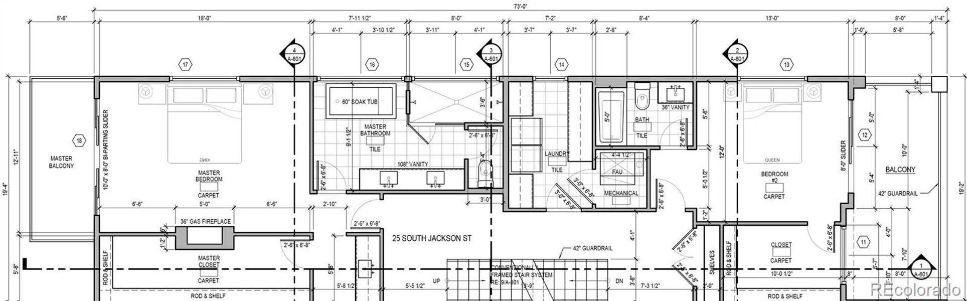 2D floor plan layout of this home in , Denver, CO (Image 6).