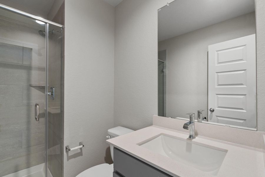 Furnished interior view inside a new home in Cypresswood Landing, Humble (Image 9).