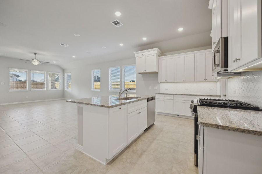 Furnished interior view inside a new home in Summer Crest, Fort Worth (Image 6).