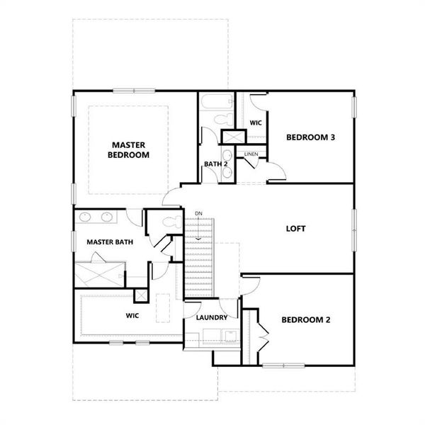 2D floor plan layout of this home in , Commerce, GA (Image 3).