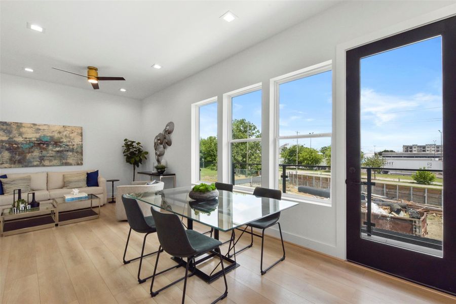 Furnished interior view inside a new home in , Houston (Image 30). Furnished interior view inside a new home in , Houston (Image 30).