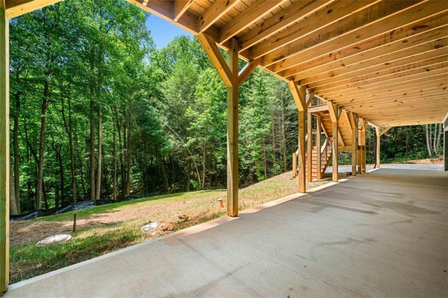 In-progress construction of a new home in , Ellijay, GA (Image 17).