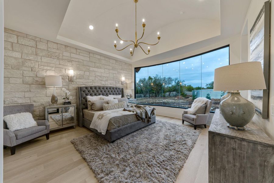 Furnished interior view inside a new home in , Blanco (Image 4). Furnished interior view inside a new home in , Blanco (Image 4).