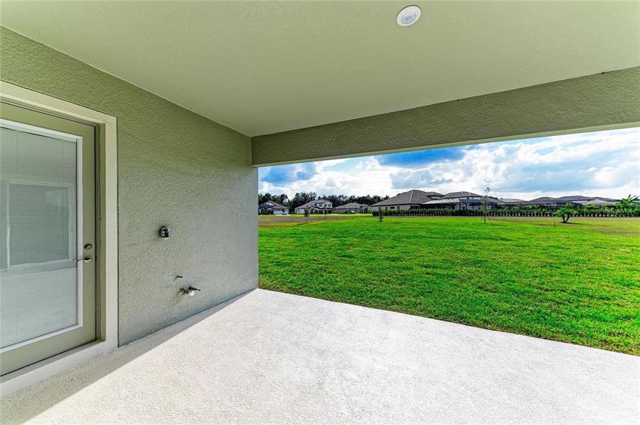 Exterior details and patio area of a home in Creek Ridge Preserve, Lithia (Image 24).