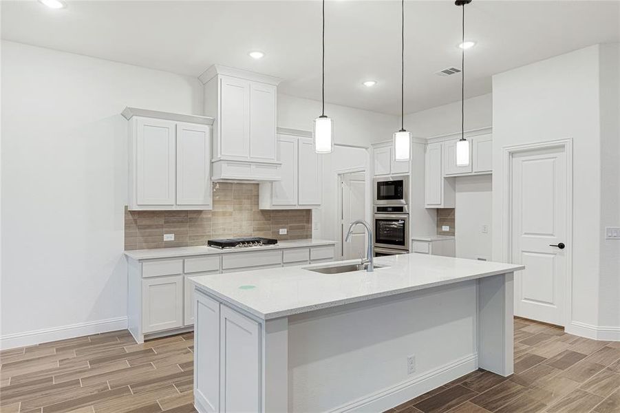 Furnished interior view inside a new home in The Oaks, Red Oak (Image 8). Furnished interior view inside a new home in The Oaks, Red Oak (Image 8).