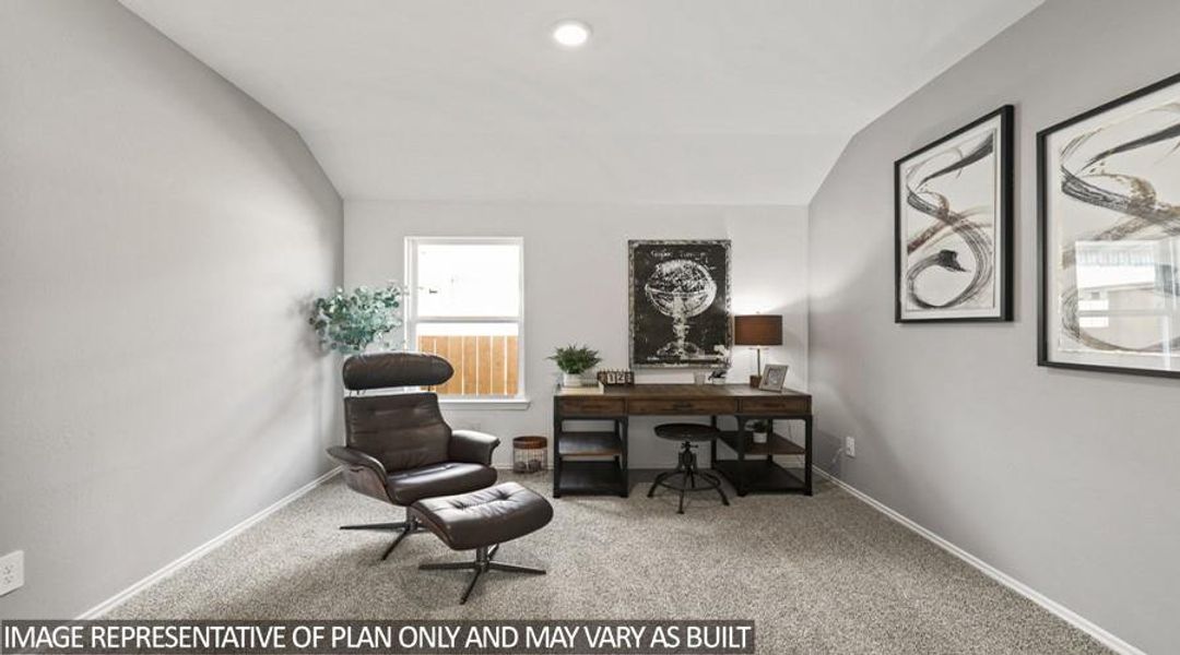 Furnished interior view inside a new home in Porters Mill, New Caney (Image 13).