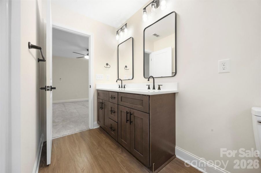Furnished interior view inside a new home in , Albemarle (Image 13).