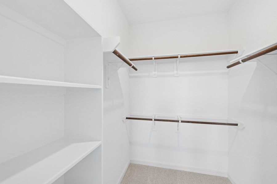 Primary walk-in closet