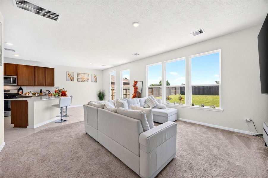 Furnished interior view inside a new home in , Katy (Image 7).