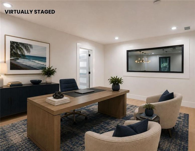 Furnished interior view inside a new home in , Hoschton (Image 15).