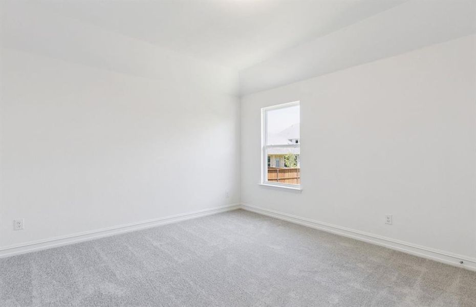 Spacious secondary bedroom with ample closet space *real home pictured