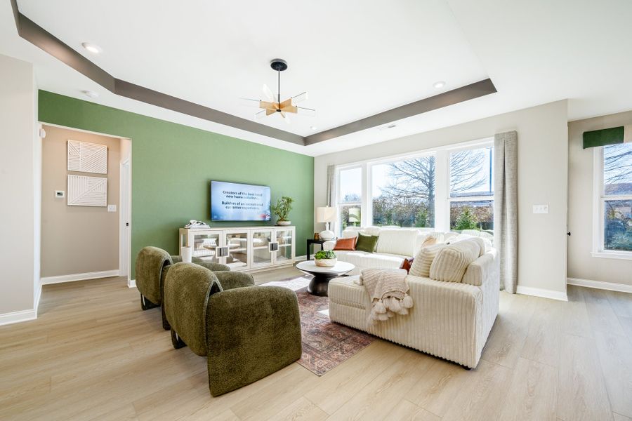 Representative furnished interior of a home built from the Magnolia by Fischer Homes in Vista Hills, Louisville (Image 9).