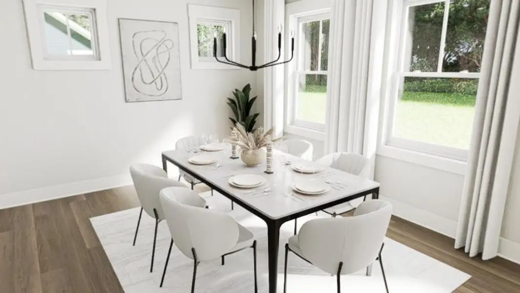 Furnished interior view inside a new home in Golden Gate, High Point (Image 7).