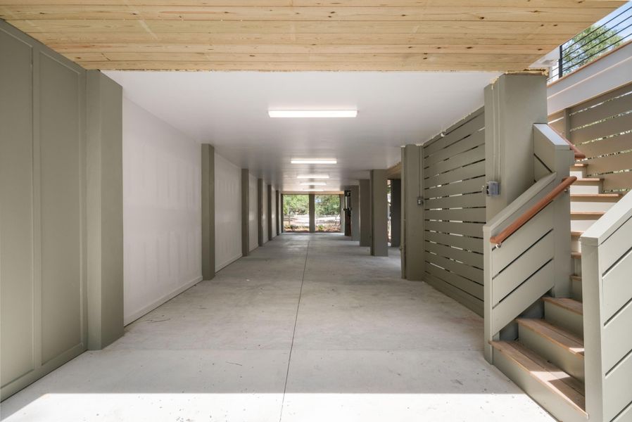 In-progress construction of a new home in , Edisto Island, SC (Image 51).