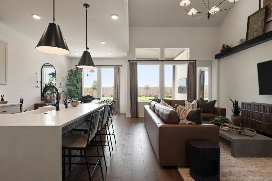 Furnished interior view inside a new home in Lagos Reserve, Manor (Image 7).