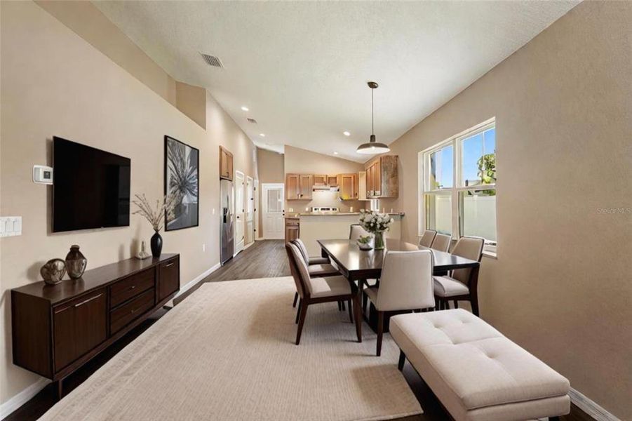 Furnished interior view inside a new home in , Lake Panasoffkee (Image 16).