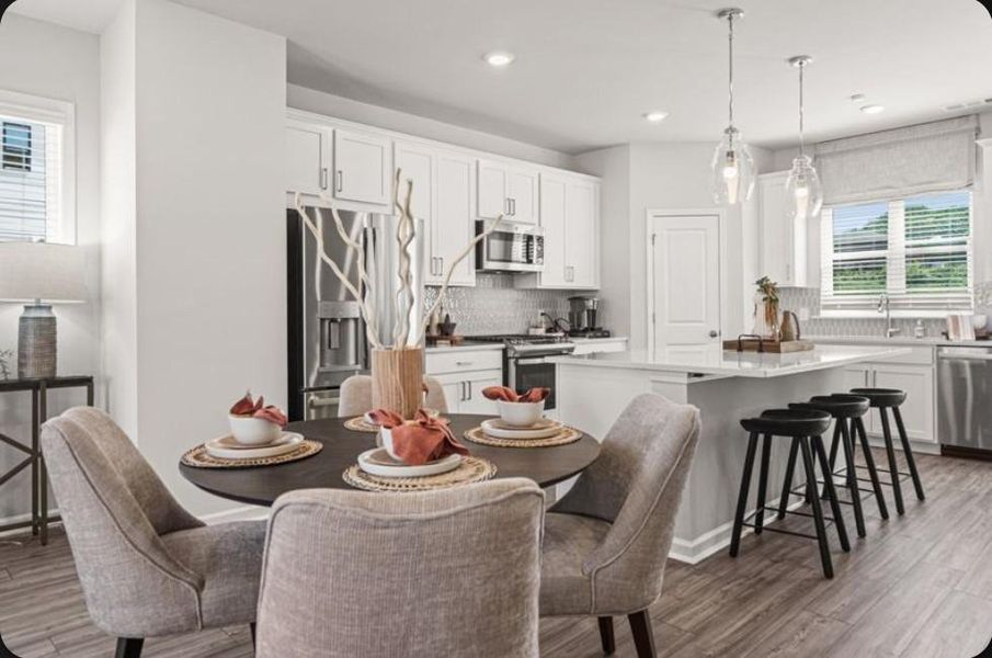 Furnished interior view inside a new home in Rosewood Farm, Lawrenceville (Image 19).