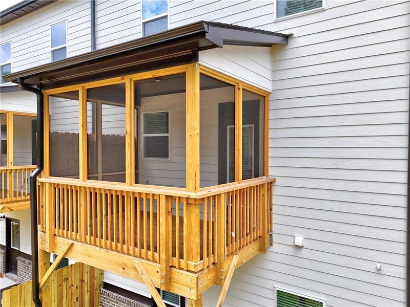 Exterior details and patio area of a home in , Tucker (Image 2). Exterior details and patio area of a home in , Tucker (Image 2).