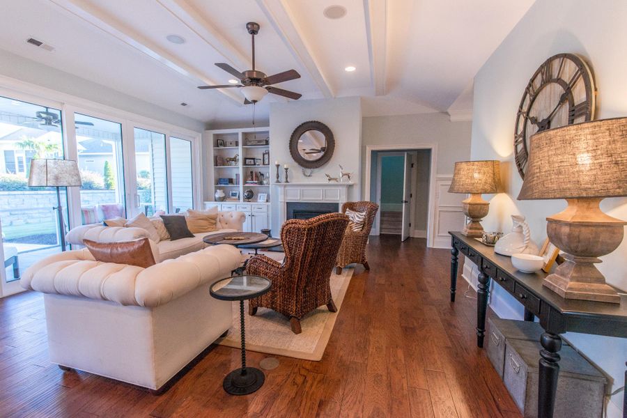 Representative furnished interior of a home built from the Claremont by Bill Clark Homes in The Sanctuary at Sunset Beach, Sunset Beach (Image 36). Representative furnished interior of a home built from the Claremont by Bill Clark Homes in The Sanctuary at Sunset Beach, Sunset Beach (Image 36).