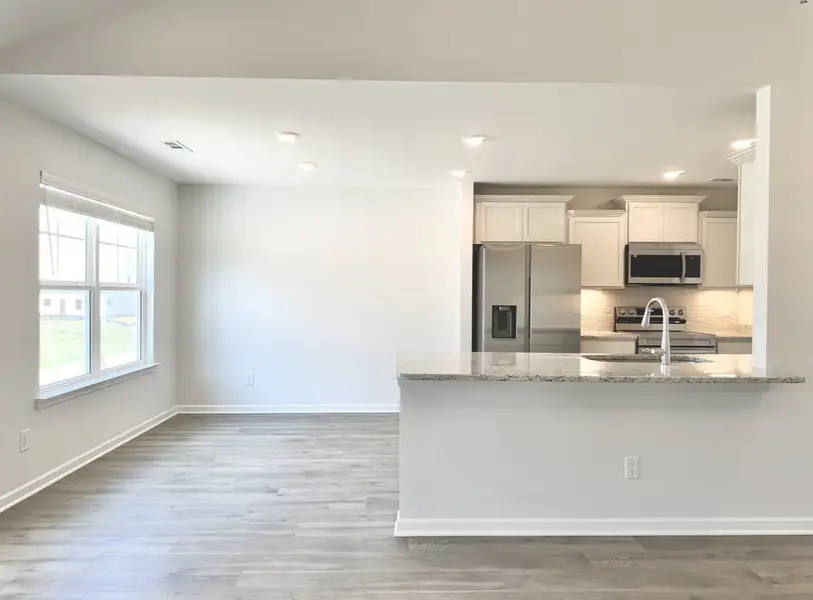 Spacious, unfurnished interior of a new home in Wheatfield, Shelbyville (Image 10). Spacious, unfurnished interior of a new home in Wheatfield, Shelbyville (Image 10).