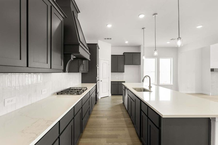 Furnished interior view inside a new home in Timberbrook, Justin (Image 9).