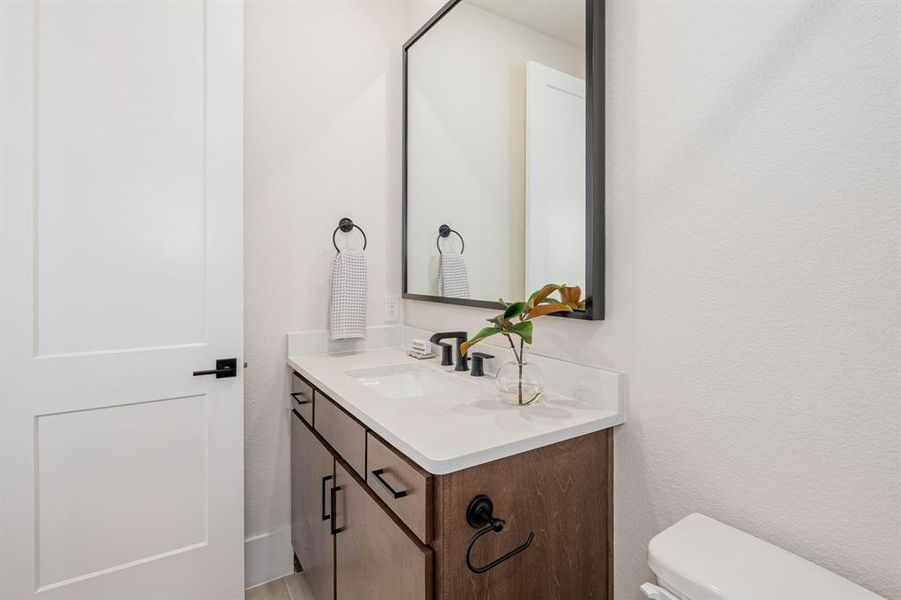 Furnished interior view inside a new home in East Village - Classic Series, Frisco (Image 12).