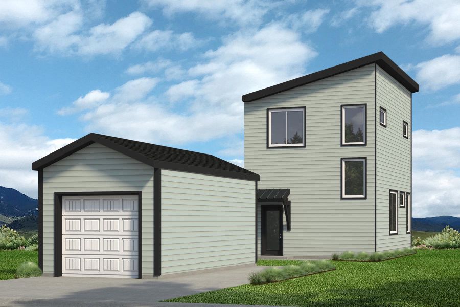 Representative exterior photo of a completed home built from the Leadville by Baessler Homes in Liberty Draw, Evans, CO (Image 7). Representative exterior photo of a completed home built from the Leadville by Baessler Homes in Liberty Draw, Evans, CO (Image 7).