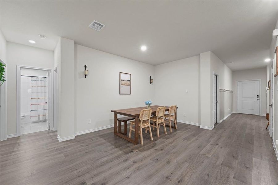 Furnished interior view inside a new home in , Aubrey (Image 30).