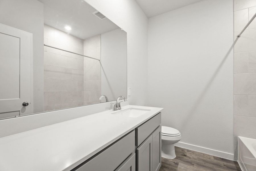 Furnished interior view inside a new home in Trails at Woodhaven, La Marque (Image 9).