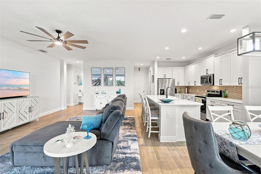 Furnished interior view inside a new home in , Groveland (Image 12).