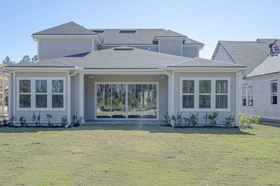 Representative exterior details of a home built from the Julington by Riverside Homes in Hidden Creek at SilverLeaf 70' Series, St. Augustine (Image 3).
