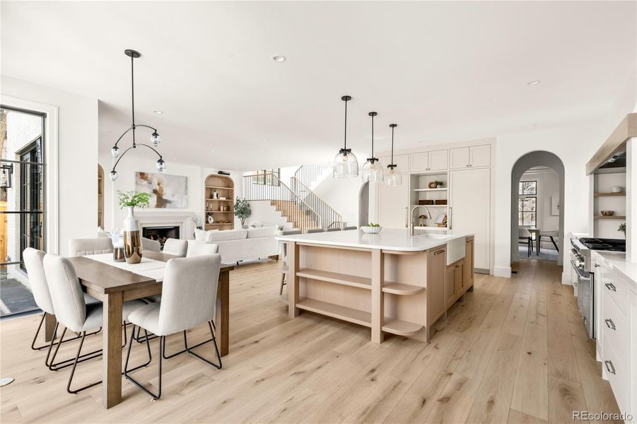 Furnished interior view inside a new home in , Denver (Image 31). Furnished interior view inside a new home in , Denver (Image 31).